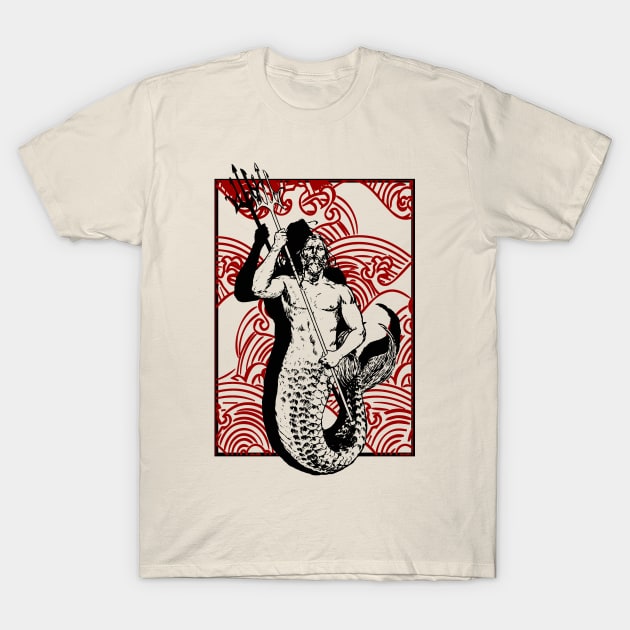 Poseidon in greek mythology T-Shirt by Iravgustane